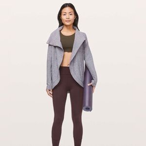 Lululemon Rulu Rally Wrap Heathered Graphite Purple sz. 4